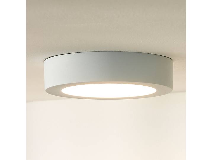 LED-Badleuchte Brice Typ A Ø 18cm Weiß/Weiß Aluminium Nicht austauschbare LEDs LED-Platine