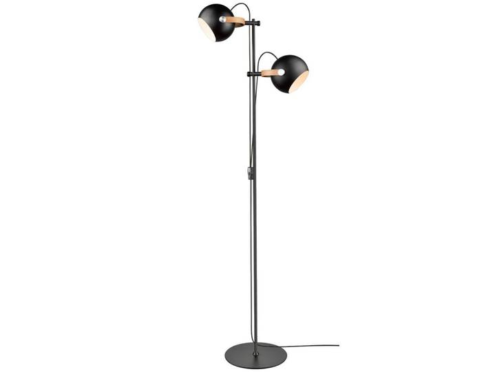 D.C Stehleuchte 2L Ø18 Black/Oak - Halo Design - Wohnzimmer - Glas
