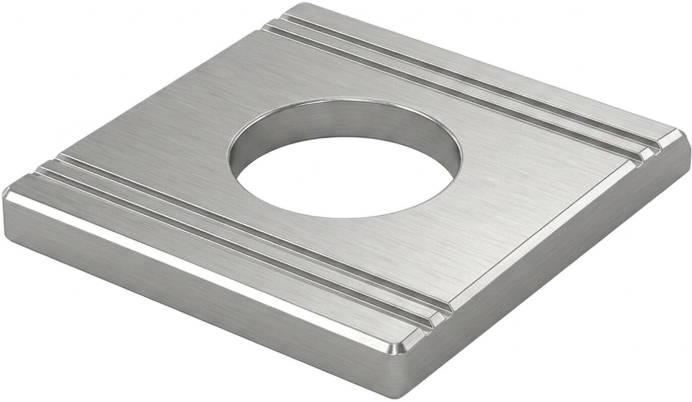 Industrial Quality Supplies DIN434 Keilscheibe vierkant Stahl 24mm für U-Träger, zum Unterlegen von Schrauben oder Muttern an U-Trägern, 4340000000000 (004340000240000)