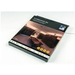 Rutec, LED Streifen, VARDAFLEX Eco LED-Strip uww B82417 ** 24V 24W 2700K 454lm/m 5m B:8mm CRI90 (Weiss, 500 cm, Indoor)