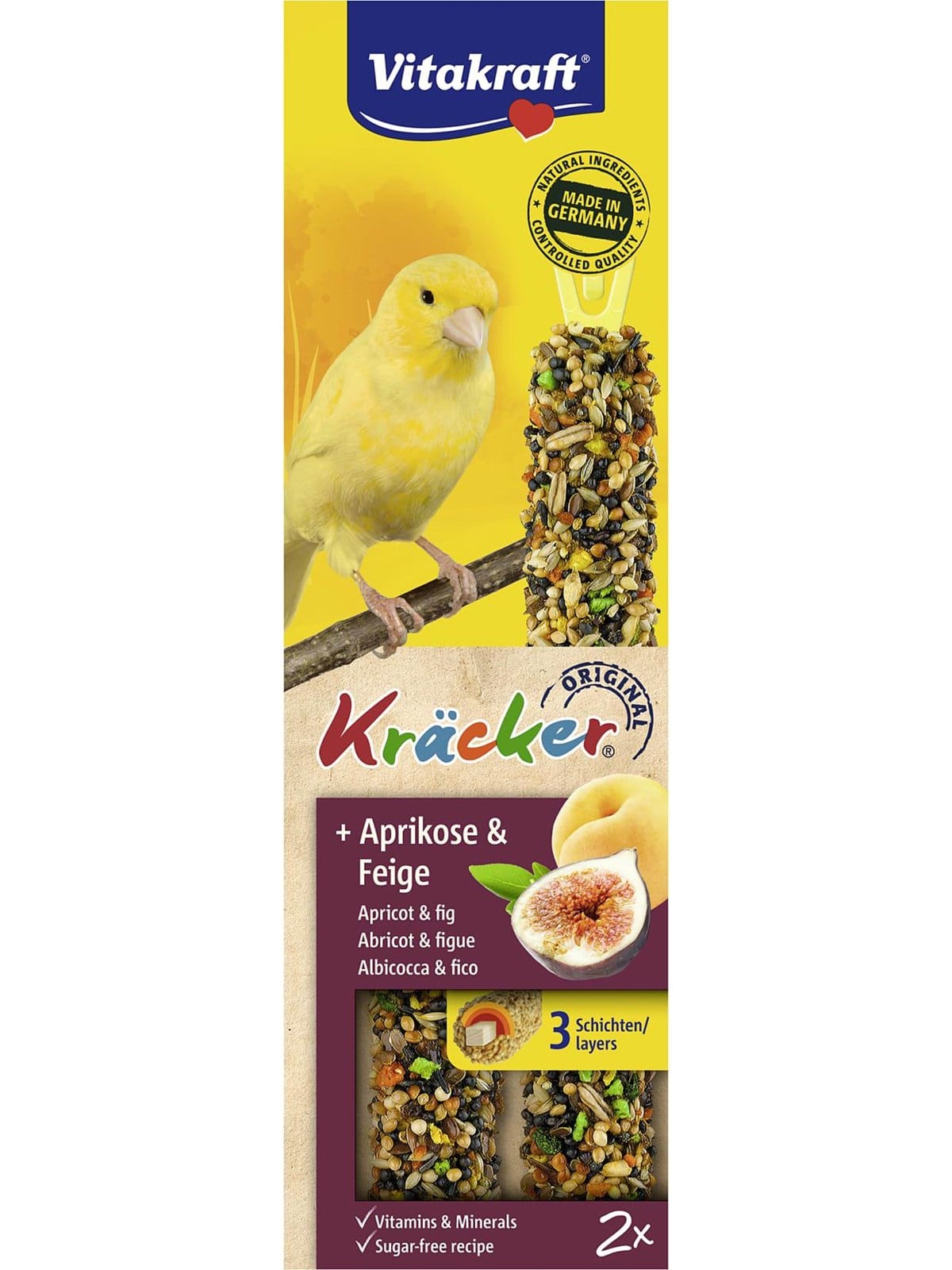 Vitakraft Kräcker abricot and figue for canary's