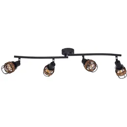 Deckenlampe Schlafzimmerleuchte Wohnzimmerlampe Spots beweglich 4 Flammig