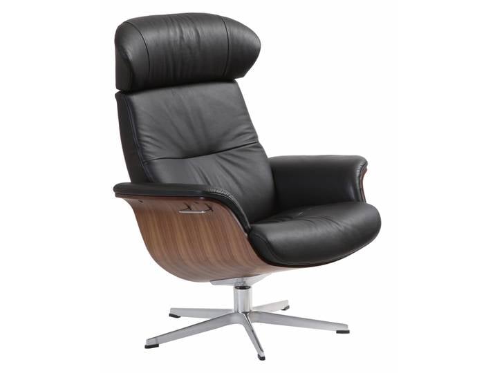 Relaxsessel TIME OUT, schwarz, Leder