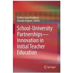 School-University Partnerships-Innovation in Initial Teacher Education, Fachbücher