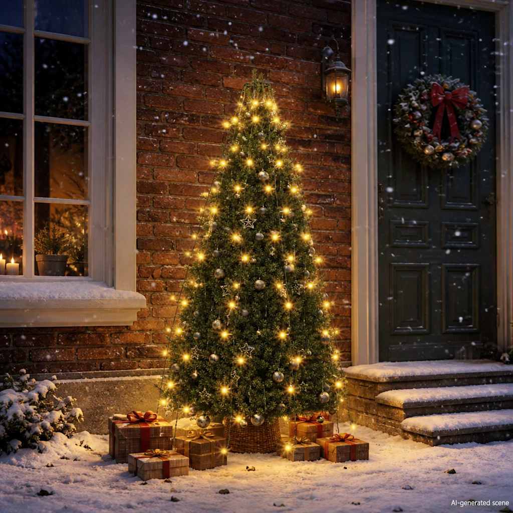 vidaXL Guirlande lumineuse d'arbre de Noël avec 150 LED 150 cm