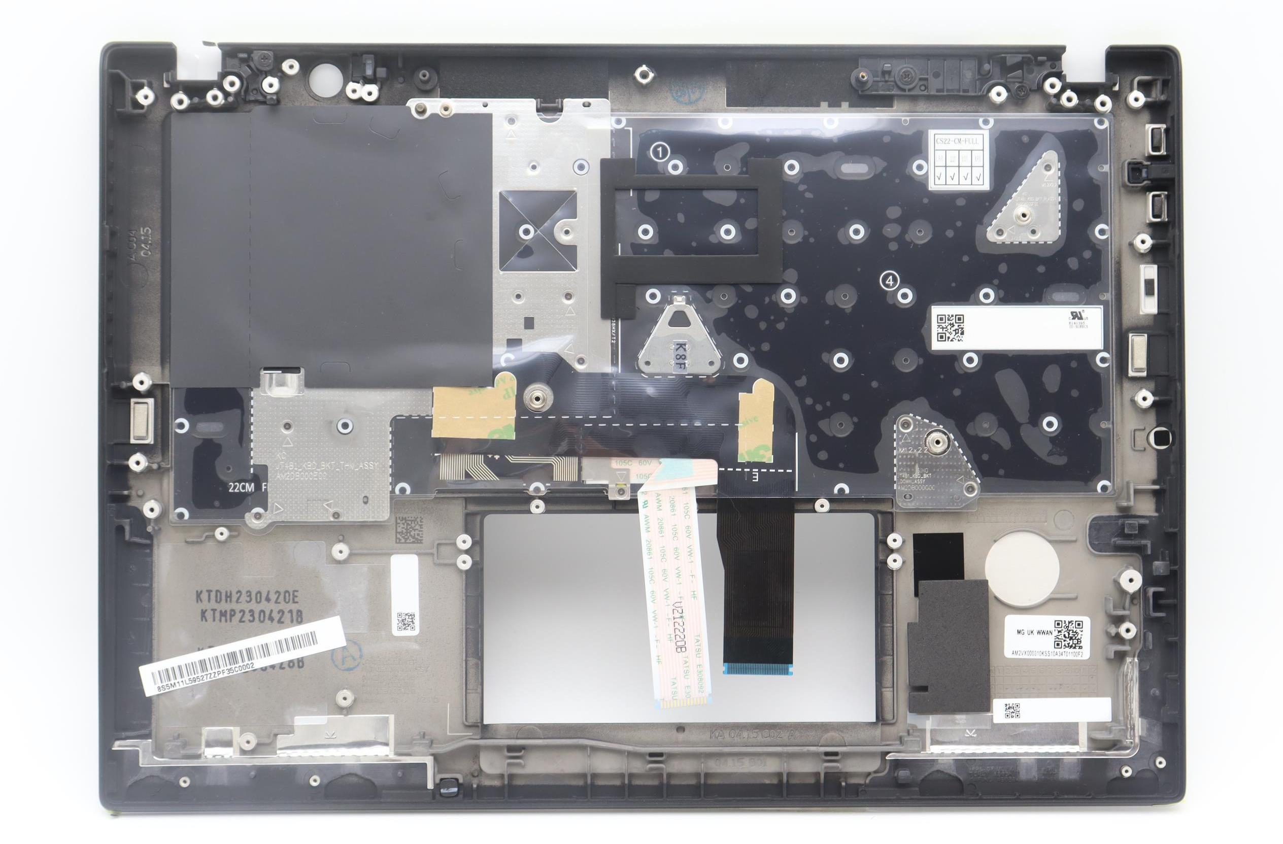 Lenovo 5M11L59469, Cover + keyboard, Tastatur mit Hintergrundbeleuchtung, Lenovo, ThinkPad T14s Gen 4
