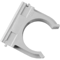 PVC Rohrschelle 32mm Rohrclip Rohrklemme Rohrhalter XBS CF32G PEP MU-II 32