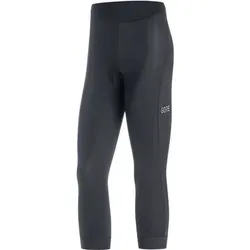 GORE WEAR GORE® C3 Damen 3/4 Tights+, Größe 36 in Schwarz Schwarz