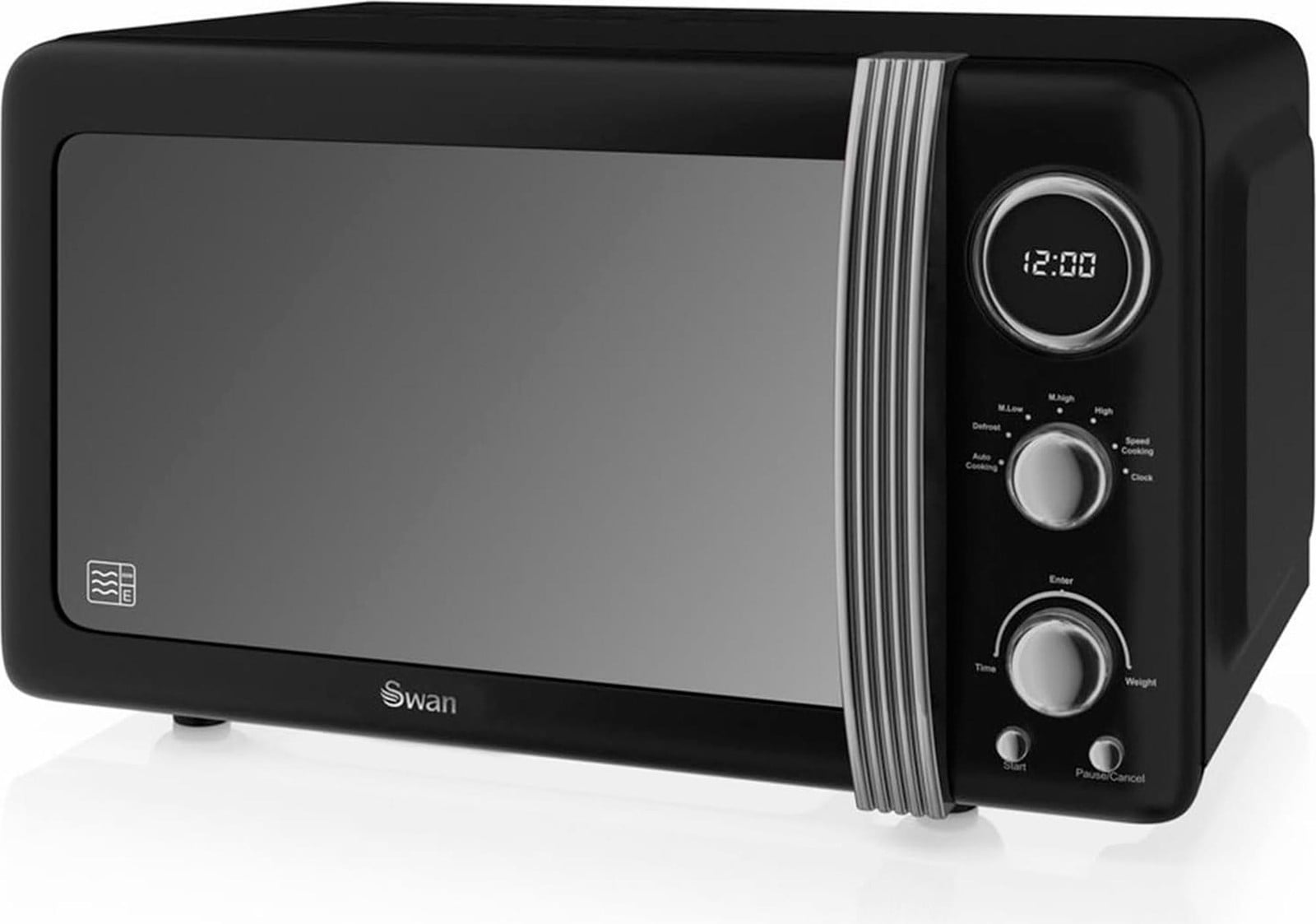 Swan Retro SM22030LBNEU digitale magnetron, 20 liter, 5 vermogensniveaus, ontdooifunctie
