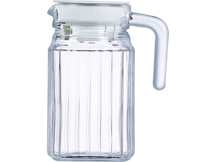 Arcoroc Krug Quadro Transparent Glas B 12.5 cm H 15.7 cm 0.5 l