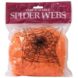 EUROPALMS Halloween Spinnennetz orange 20g