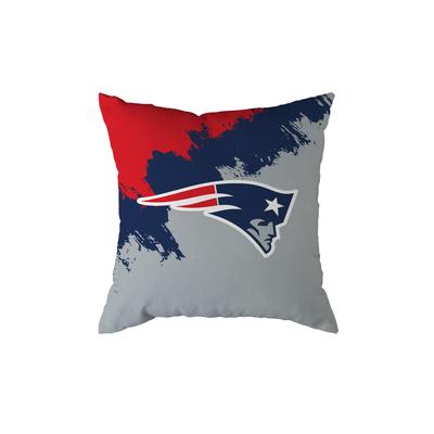 Dekokissen GREAT BRANDING "Great Branding Kissen New England Patriots "Brush" 50x50cm", Gr. 1 Stk., bunt (mehrfarbig), 100% Polyester, Dekokissen_Sitzkissen_Kissenhüllen