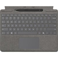 Surface Pro Keyboard mit Slim Pen, Tastatur platin, DE-Layout, für Surface Pro (11. Edition)/10 for Business/9/8