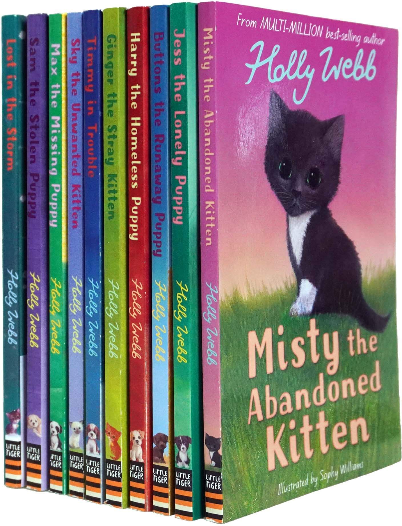 Holly Webb Series 1 - Animal Stories, Pet Rescue Adventure - Puppy and Kitten 10 Books Collection Set (Books 1 To 10) - Ages 6+ - Paperback Little Tiger Press Group