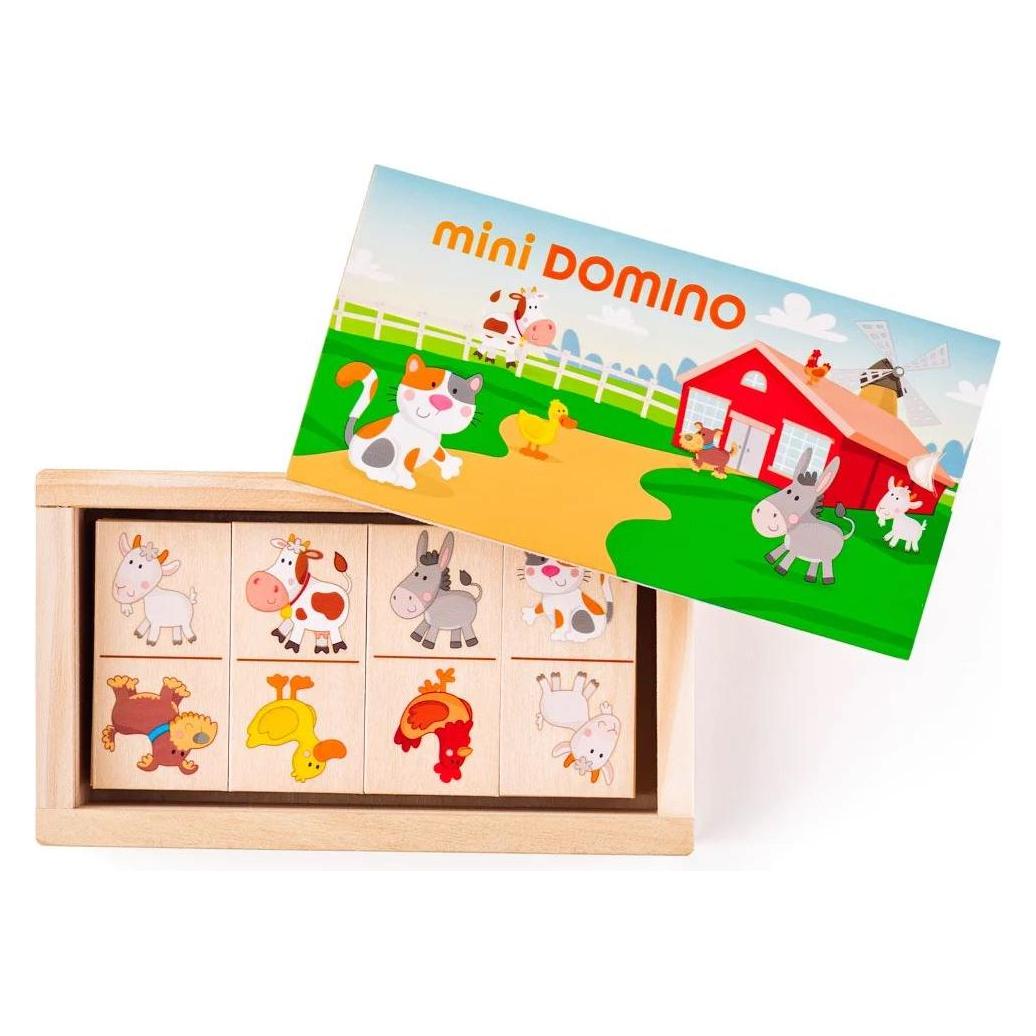 Woody Mini-Domino - Tier (90021)