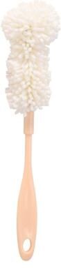 Smart Shopping Spot Long Handle Cup Brush For Tea Stains, Non Dead Sponge For Baby Bottles And Vases pink