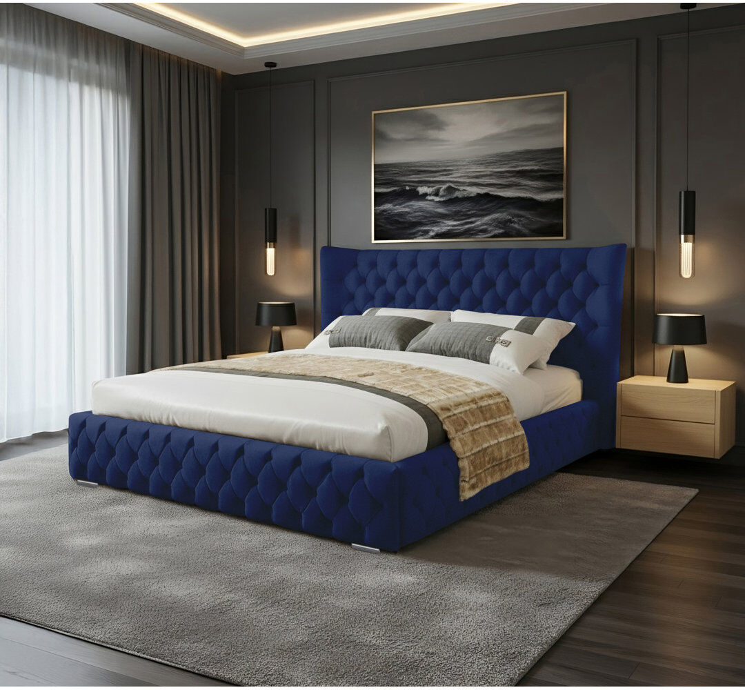 Canora Grey Achilleas Upholstered Bed Parliament Single (3')