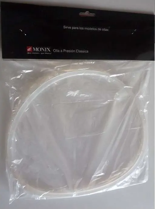 Junta silicona  olla Monix classica nueva version 8 y 10 Lts