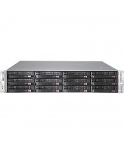 Supermicro SC826 BE1C-R920LPB Rack einbaufähig 2U verbessertes erweitertes ATX SATA/SAS Hot-Swap 920 Watt Schwarz (CSE-826BE1C-R920LPB)