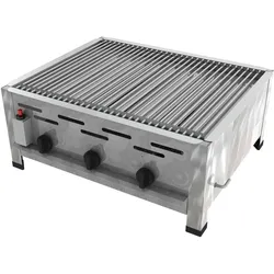 ChattenGlut, Gasgrill, Gasbräter 3-flammig mit Einzelne Edelstahlstäbe als Rost (10.80 kW)