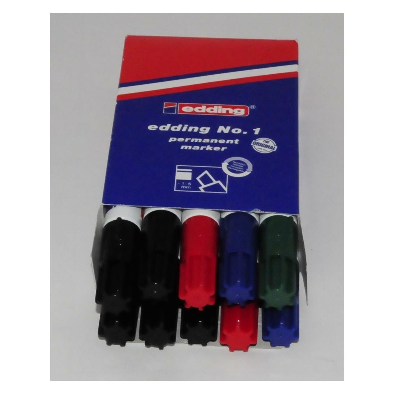 Edding Permanentmarker No.1 Farbs 10s (10x) (04P1099)