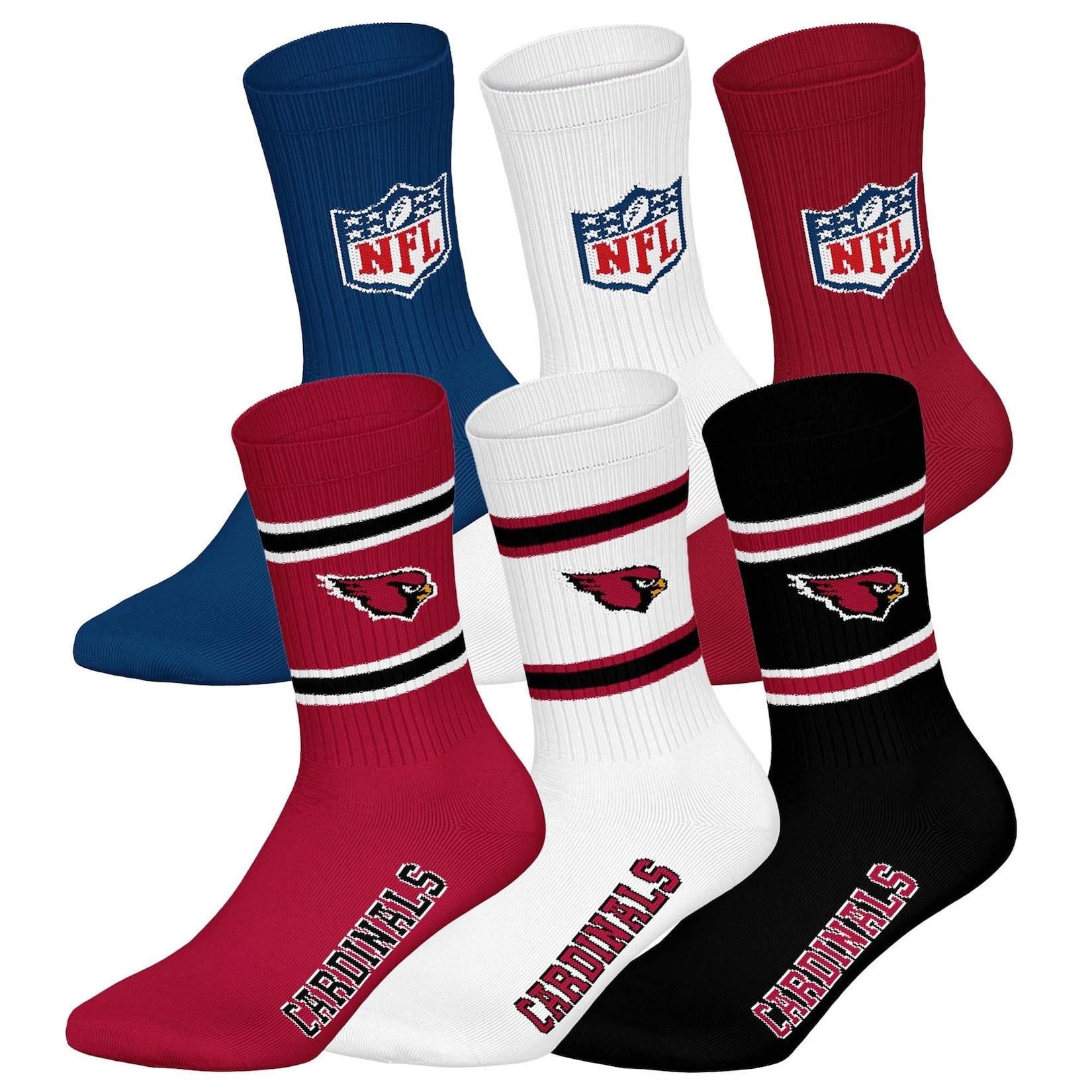 NFL 6Pack Crew Socks Unisex Socken