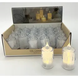 Teelicht LED ACRYL (DH 4x8 cm) - DH 4x8 cm