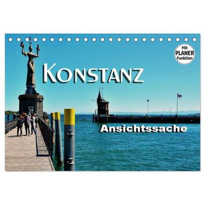 Konstanz - Ansichtssache (Tischkalender 2027 DIN A5 quer), CALVENDO Monatskalender