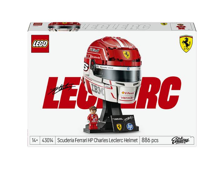 LEGO® Editions - Scuderia Ferrari HP Casque de Charles Leclerc - 43014