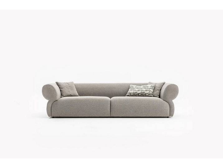 JVmoebel 3-Sitzer Elegantes Sofa in Beige aus hochwertigem Polyesterstoff, Made in Europa