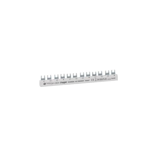 Hager Faserail 12 modules 63A L1L2L3N-L1L2L3N KDS463A