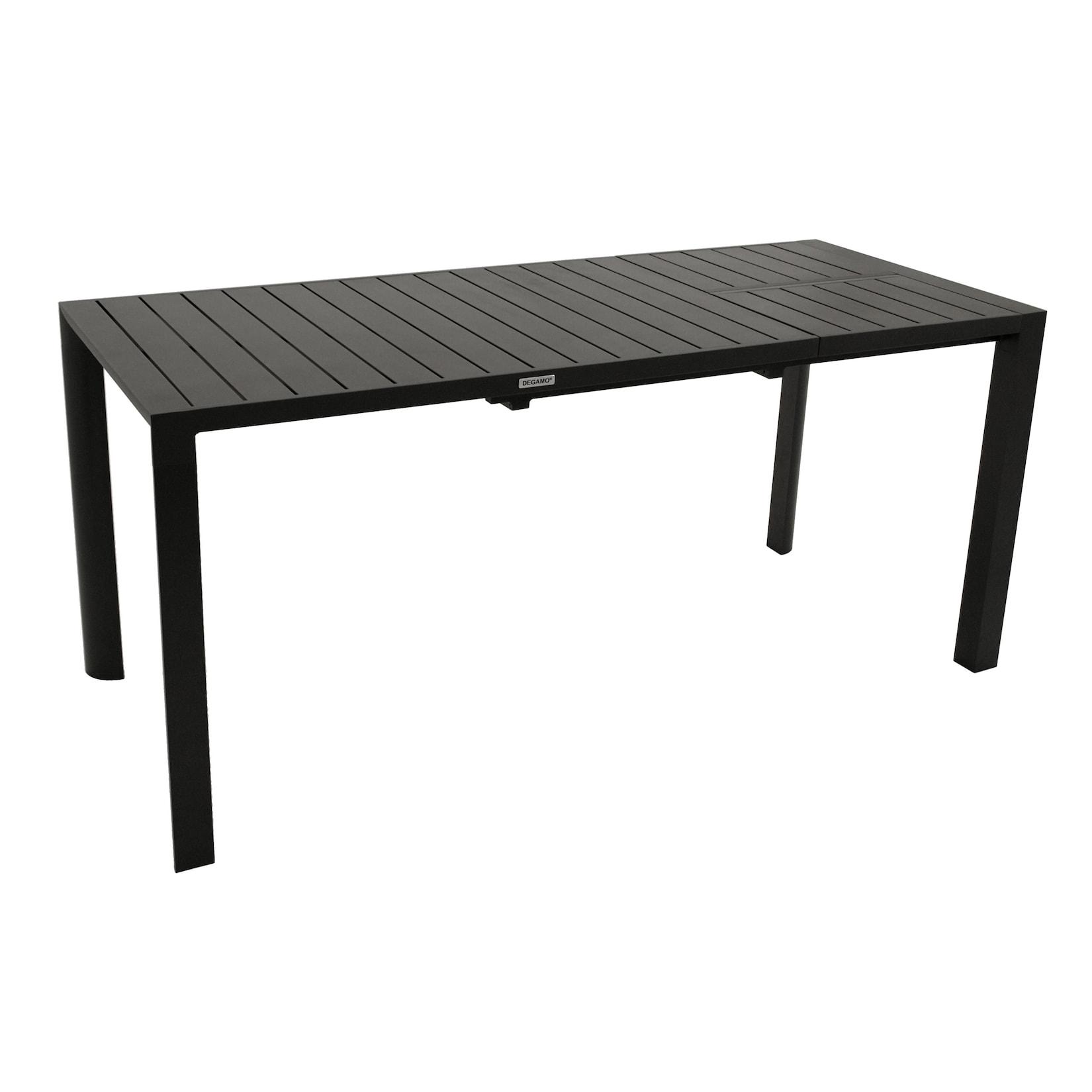Ausziehtisch LAGOS 120/162x70cm, Aluminium anthrazit