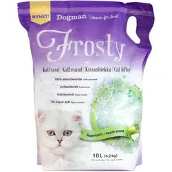 Dogman Katzenstreu Frosty Apfel (Nicht staubend, 10 l), Katzenstreu