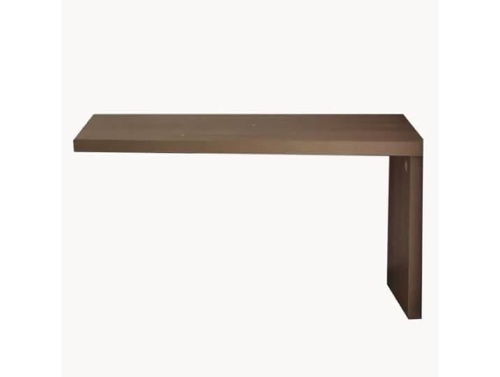 Schreibtischverlängerung aus Holz, Schminktischverlängerungsplatte L-förmig Erweiterungsplatte aus Holz für Kommode und Schrank, Erweiterung des Arbeitsplatzes im Homeoffice(Walnut,150x40x77.5cm)