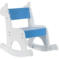 KINDERSESSEL aus Holz, blau, 33x55x52cm
