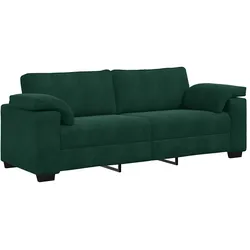 vidaXL 3-Sitzer-Sofa Dunkelgrün 220x77x82 cm Samt
