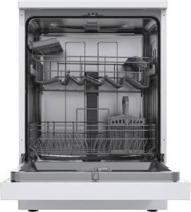 Amica GSP 543 912-1 W, Freistehend, Standardgröße (60 cm), Weiß, Schwarz, Weiß, Tasten