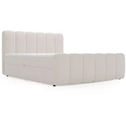 BOXBETT Cloud 160x200 Bouclé-Stoff Creme