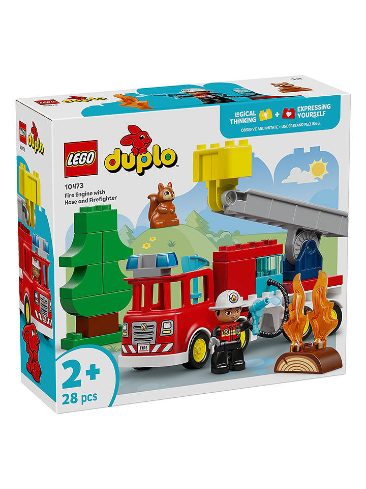 LEGO® DUPLO® Town: Löschauto mit Schlauch und Feuerwehrmann - ab 2 Jahren - onesize