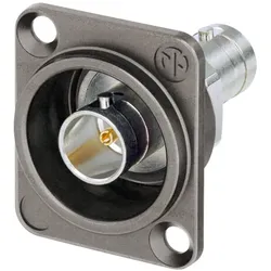 NEUTRIK® BNC UHD Patch-Einbaubuchse, Type D, nickelfarben