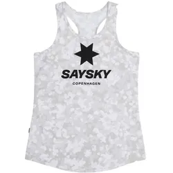 Saysky Damen Camo Combat Singlet weiß