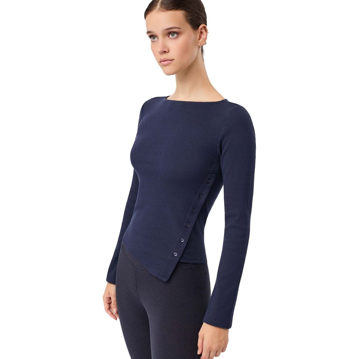Mandala Side Button Longsleeve night sky XS SH27JE09-Side-Button-Longsleeve-night-sky-XS