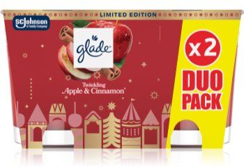Glade Twinkling Apple & Cinnamon coffret 2x112 g. Twinkling Apple & Cinnamon