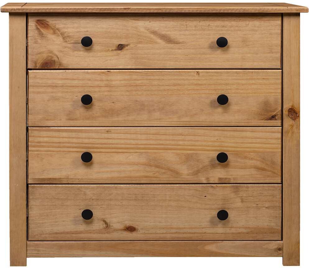 vidaXL Armoire latérale 80x40x73 cm Pin Assortiment Panama