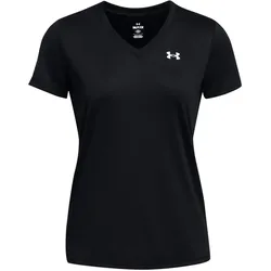 Under Armour, Damen, Sportshirt, Tech Ssv- Solid (XL), Schwarz