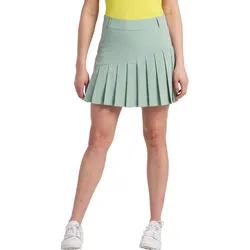 Cross Skort Solid Pleat, gruen