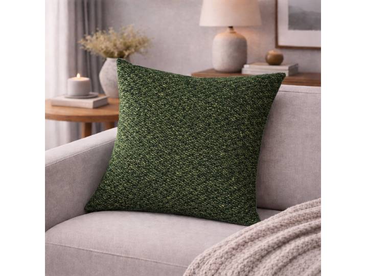 Dekokissen Fjella Grün/Grün 40 x 40 x 1cm Polyester