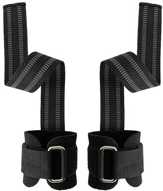 Clever Finds Heavy Duty Lifting Straps Weightlifting Wrist Straps For Deadlifts And Strength Training black
