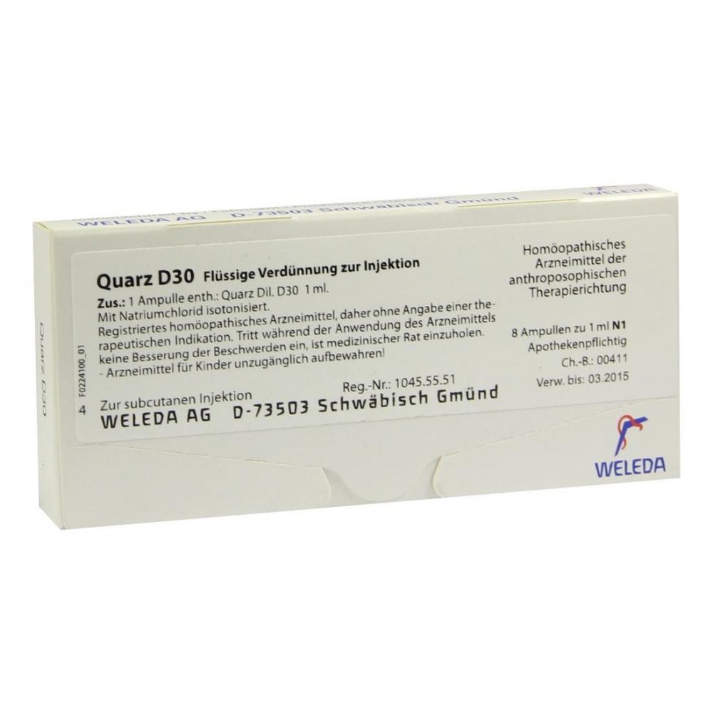 WELEDA AG Quarz D30 Ampullen 01625676