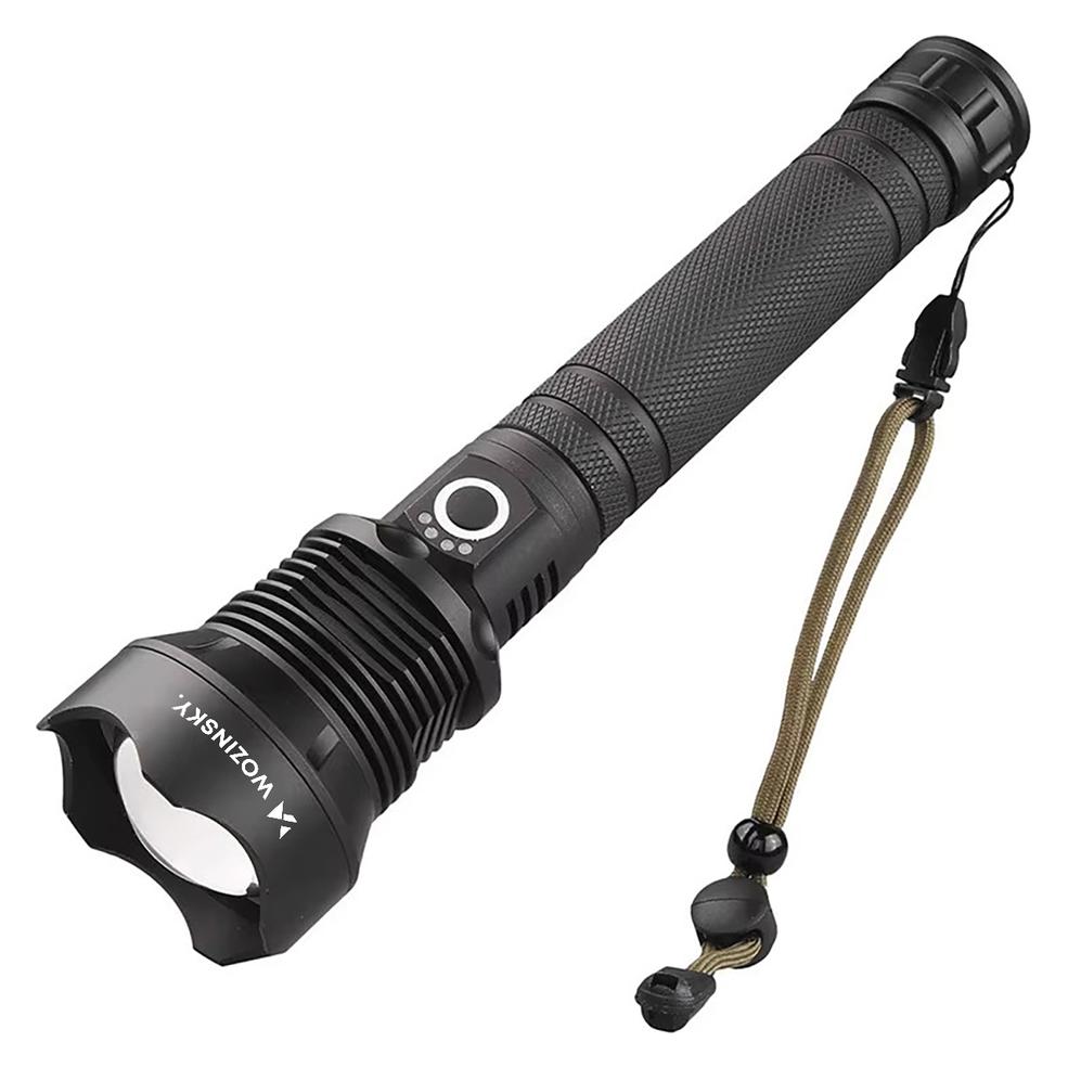 Wozinsky WLT-20W taktische Taschenlampe, 20 W, 2000 lm, CREE-LEDs, IP65, mit einstellbarem Lichtkegel - (24.90 cm, 2000 lm) (1409315874)